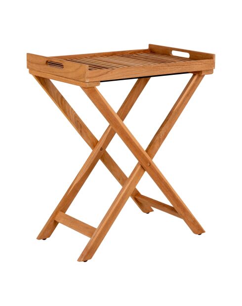 Tavolino Ronda in teak naturale - 60x40x70 cm