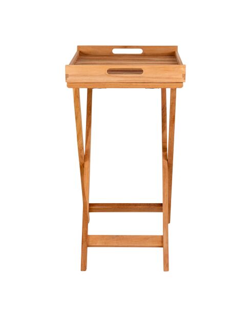 Tavolino Ronda in teak naturale - 60x40x70 cm