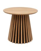 Tavolino Osaka impiallacciato in rovere naturale - 50x50x45 cm