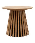 Tavolino Osaka impiallacciato in rovere naturale - 50x50x45 cm