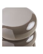 Tavolino Rosolina in fibra di vetro marrone - 355x355x44 cm