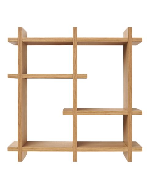 Olsberg wandplank natuurlijk eikenfineer - 12x40x40 cm