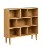 Oshawa Boekenkast Boekenkast Eiken/Natuurlijk Eikenfineer - 112x30x1045 cm