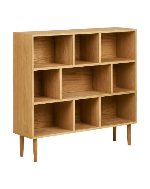 Oshawa Boekenkast Boekenkast Eiken/Natuurlijk Eikenfineer - 112x30x1045 cm