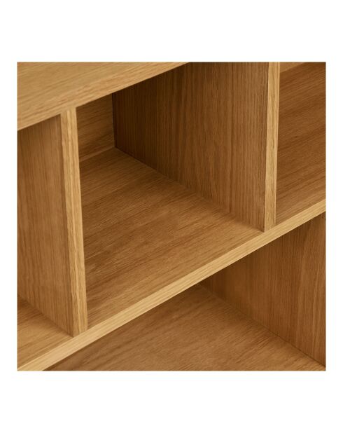 Oshawa Boekenkast Boekenkast Eiken/Natuurlijk Eikenfineer - 112x30x1045 cm