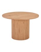 Mesa de comedor natural Boavista - 120x120x75 cm