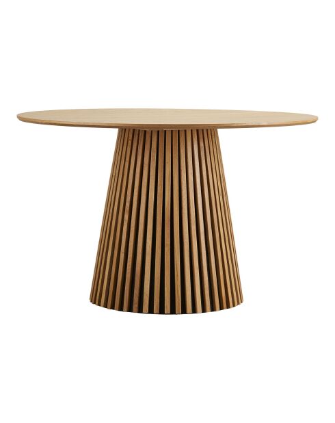 Osaka Esstisch aus natürlichem Eichenfurnier - 120x120x75 cm