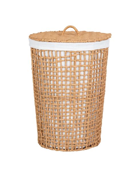 Portabiancheria Pomal in carta naturale/bianca - 42x42x56 cm