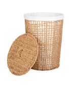 Portabiancheria Pomal in carta naturale/bianca - 42x42x56 cm