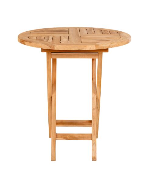 Oviedo Beistelltisch aus natürlichem Teakholz - 70x70x75 cm