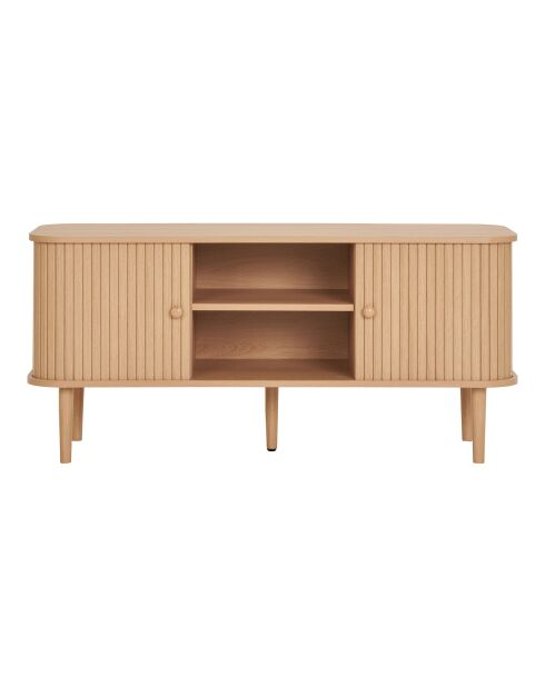 Nikko tv-meubel 2 deuren naturel - 113x40x5150 cm