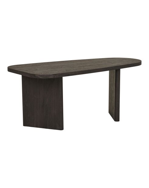 Tavolino Melo marrone scuro - 100x50x41 cm