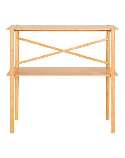 Manaus Konsolentisch aus natürlichem Bambus - 32x83x805 cm