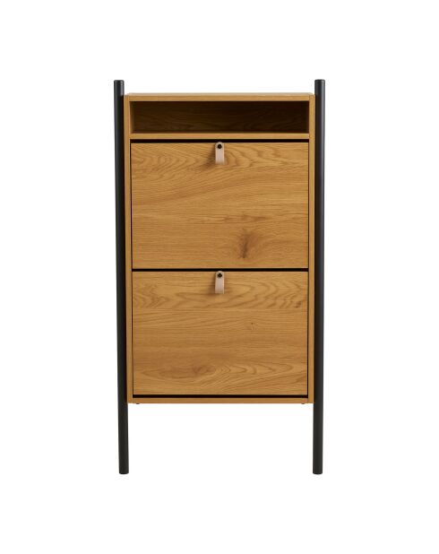 Scarpiera Barco effetto rovere - 26x62x118 cm