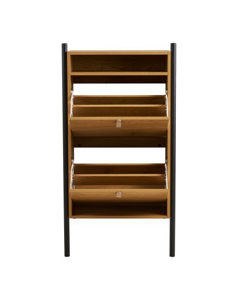 Scarpiera Barco effetto rovere - 26x62x118 cm