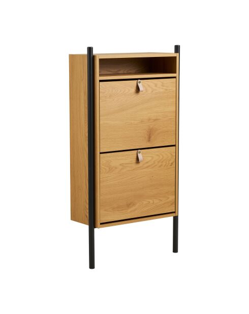 Scarpiera Barco effetto rovere - 26x62x118 cm