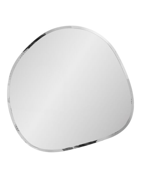 Devonport facettierter Wandspiegel in organischer Form — 05x50x50 cm