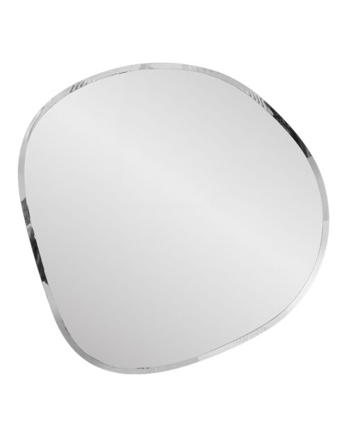 Devonport facettierter Wandspiegel in organischer Form — 05x50x50 cm