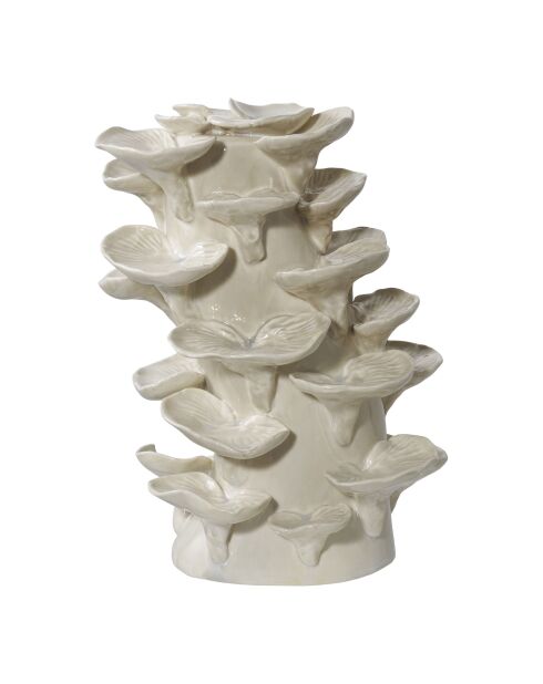 Décoration céramique beige - 15x18x24 cm