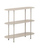 Estantería Rieti con 3 niveles de arena metálica - 90x31x81 cm