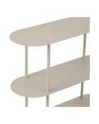 Estantería Rieti con 3 niveles de arena metálica - 90x31x81 cm