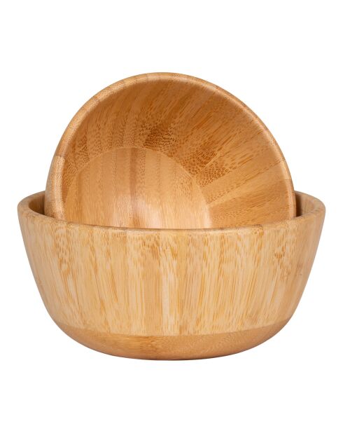 2 Bols Chefalu en bambou naturels