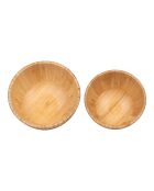2 cuencos de bambú natural Chefalu