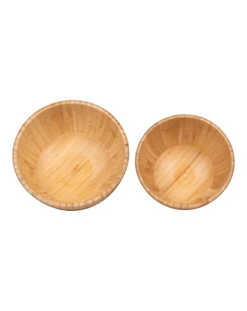 2 Bols Chefalu en bambou naturels