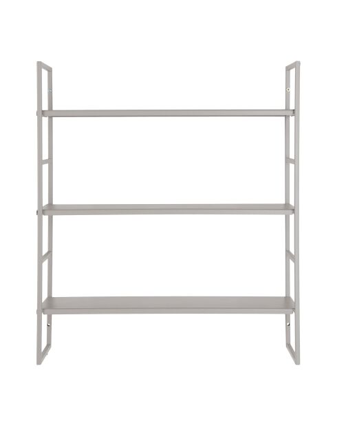 Estanterías Beja s en acero gris de 3 niveles - 17x48x55 cm