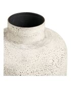 Pot décoratif Hou en métal beige antique - 24x24x785 cm