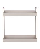 Rabo Doppelregal auf Ständer aus Stahl und 2 Regalen - 15x30x31 cm