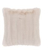 Galena Kissen aus weißem Kunstfell - x45x45 cm