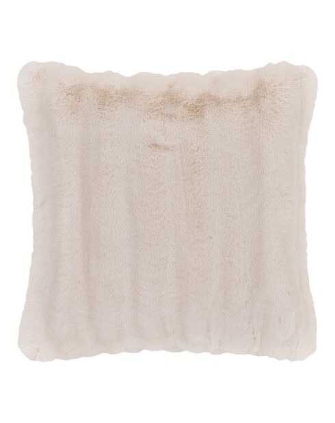 Galena Kissen aus weißem Kunstfell - x45x45 cm