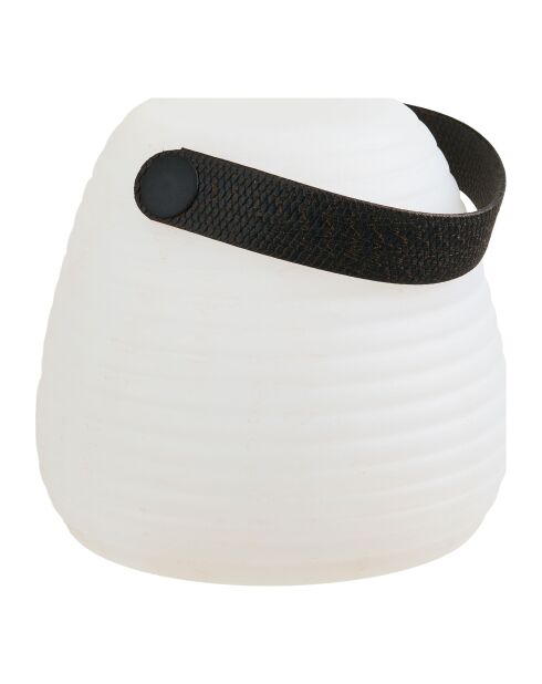 Lámpara LED blanca recargable Derry - 13x13x12 cm