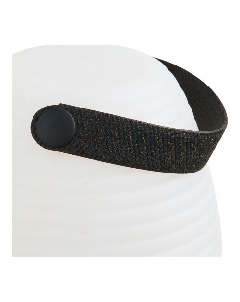 Lámpara LED blanca recargable Derry - 13x13x12 cm