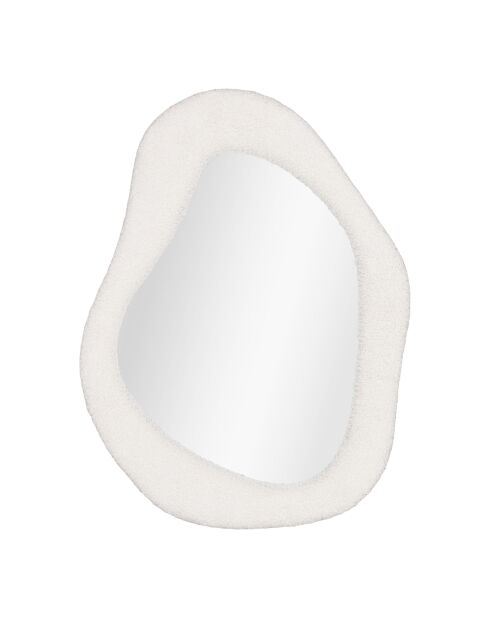 Miroir Bosa ours en peluche blanc - 61x465x35 cm