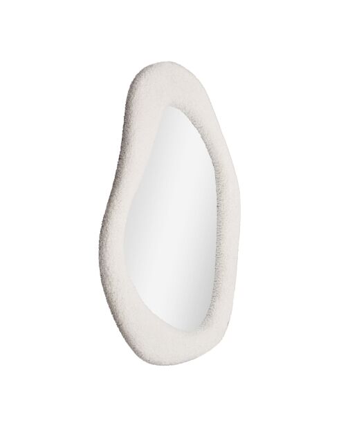 Miroir Bosa ours en peluche blanc - 61x465x35 cm