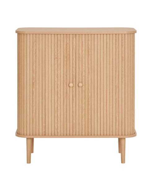 Buffet Nikko 2 portes naturel - 80x40x87 cm