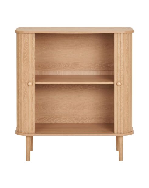Buffet Nikko 2 portes naturel - 80x40x87 cm