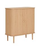 Buffet Nikko 2 portes naturel - 80x40x87 cm