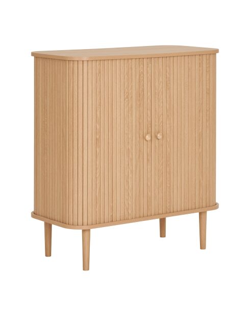 Buffet Nikko 2 portes naturel - 80x40x87 cm