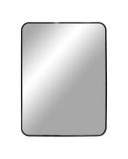 Miroir Madrid en aluminium noir - 3x50x70 cm