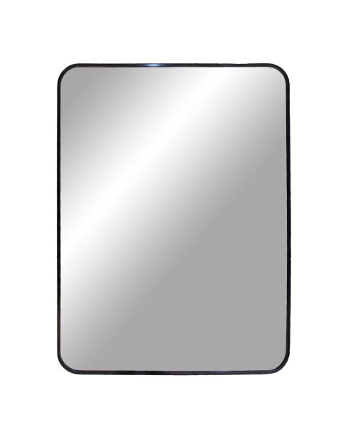 Miroir Madrid en aluminium noir - 3x50x70 cm