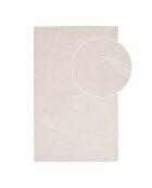 Tapis Pune tufté main ivoire - 300x200x cm