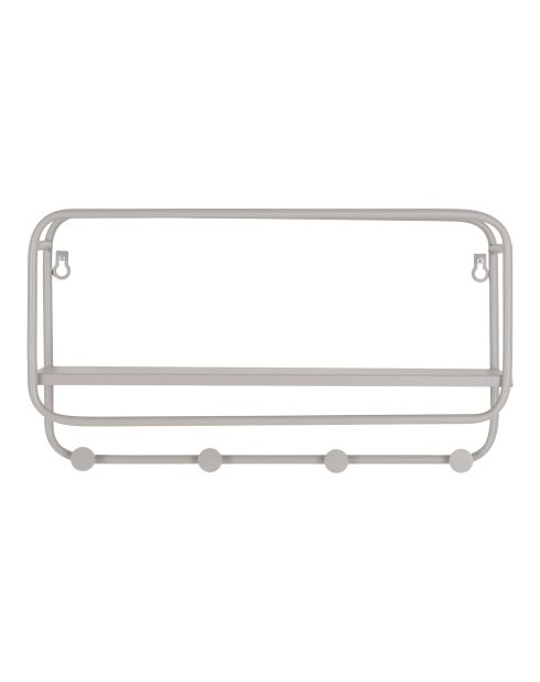Estante para sombreros Feira de acero gris - 15x45x25 cm