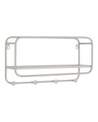 Estante para sombreros Feira de acero gris - 15x45x25 cm
