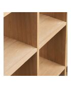 Wandplank Moss naturel grenenhout - 10x46x46 cm