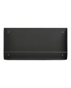 Estantería de pared Volterra de metal gris oscuro - 70x60x30 cm