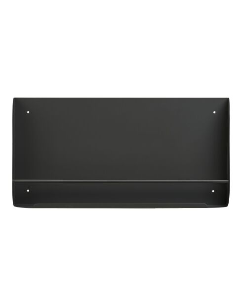 Estantería de pared Volterra de metal gris oscuro - 70x60x30 cm