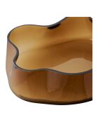 Plateau en verre fumé brun - 24x295x7 cm